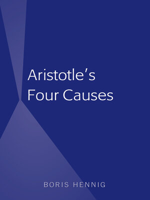 cover image of Aristotle's Four Causes